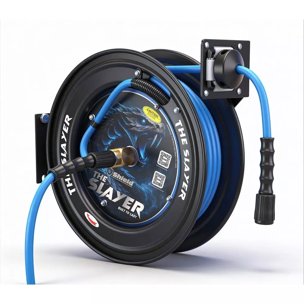 blushield-pressure-washing-reels-single-arm-assembly-slayer-blue-m22-6-mm-14-inch-dia-and-10-m-length-pwhyr0610m
