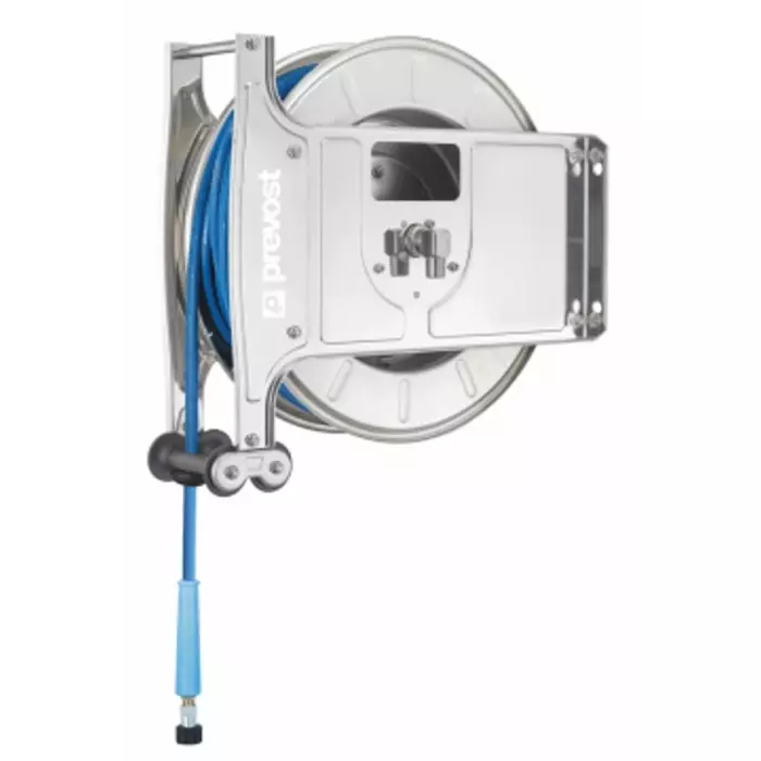 PREVOST 3/8 inch G 8x15 mm Hose Reel 400 Bar 15m Length, Wall Mounting, DMO 0815HPI
