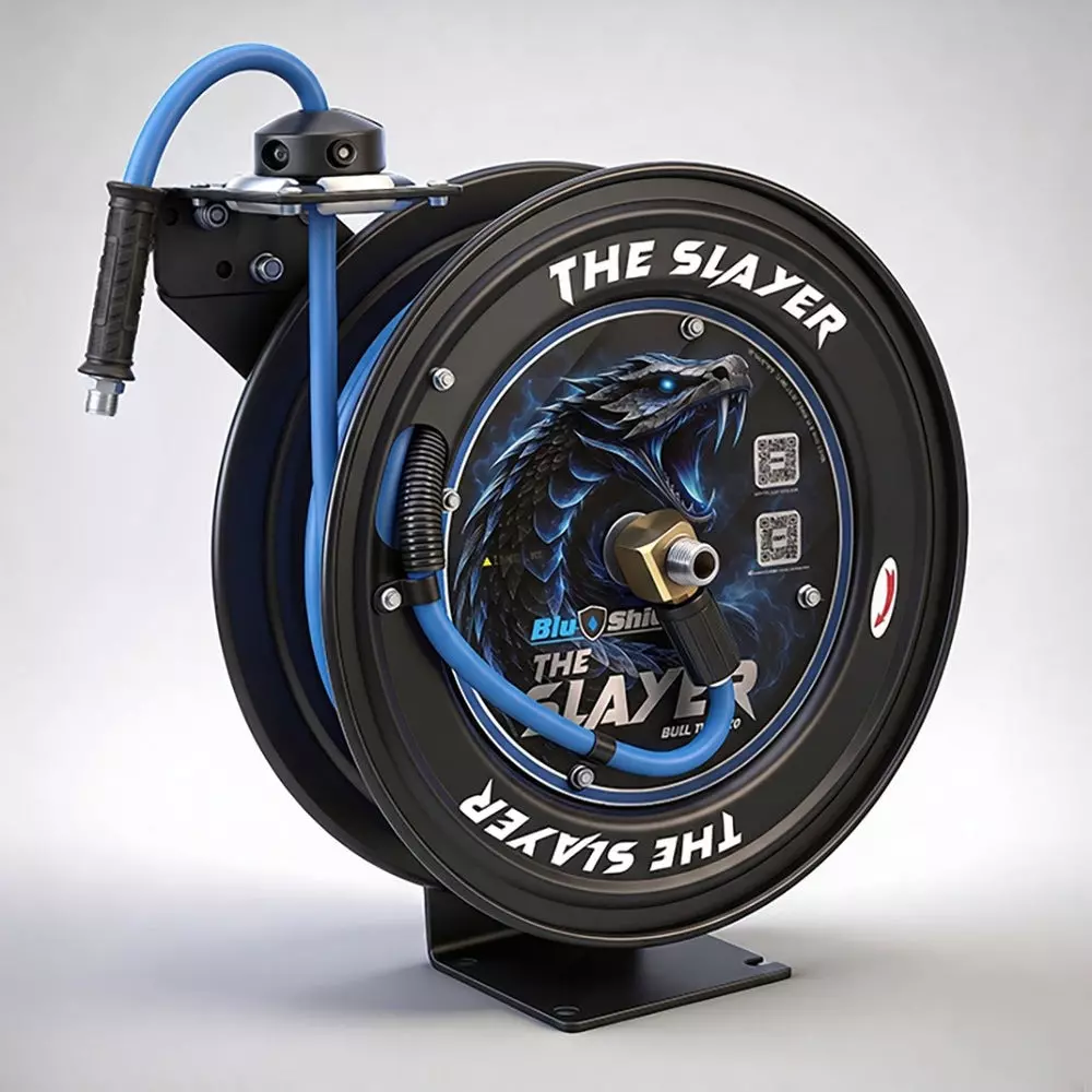 blushield-pressure-washing-reels-dual-arm-assembly-slayer-blue-male-bsp-13-mm-12-inch-dia-and-15-m-length-pwhyr1315m