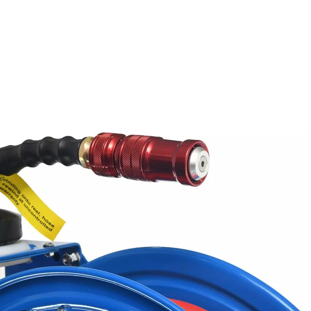 Zephyr Heavy Duty Auto-Retractable Steam Hose Reel Rubber Red 13 mm x 10 m, ZSR1310HD