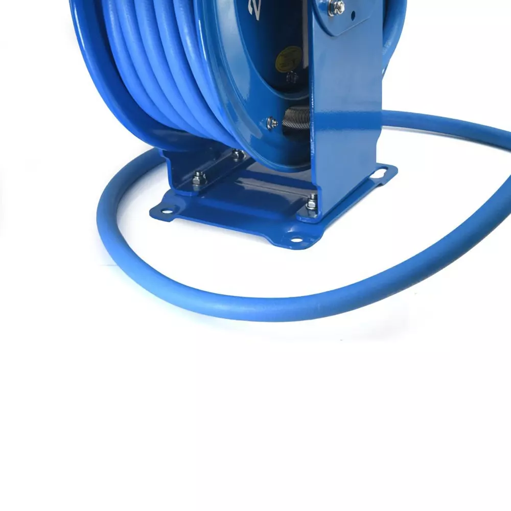 Zephyr Auto-Retractable Water Hose Reel 19 mmx20 m Blue Rubber 10 Bar
