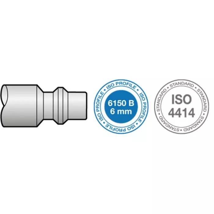 PREVOST Wall Mounted 15m Air Hose Reel, 10 mm Inner Diameter, 17 mm Outer Diameter, 700 LPM Flow Rate, DMO 1015IS