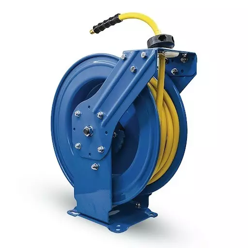 Zephyr Heavy Duty Auto-Retractable Air Hose Reel Rubber Blue 10 mm x 15 m, ZAR1015DA-OS