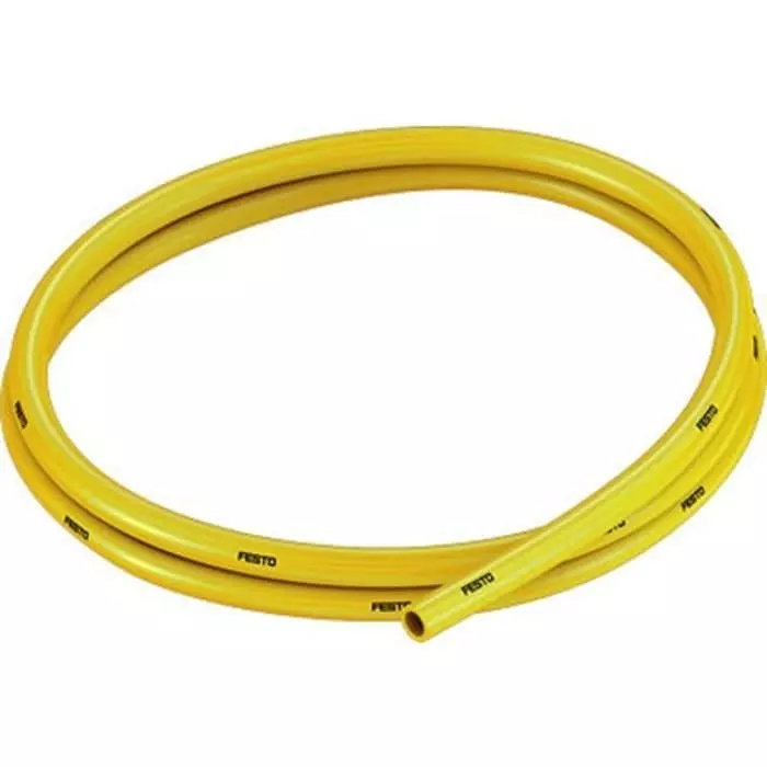 Festo PUN TPE, Hose Pipe, 5.7 mm ID, 8 mm OD, Yellow, PUN-H-8X1,25-GE