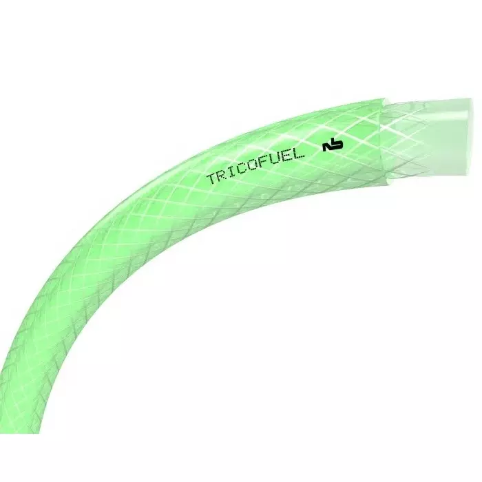 TRICOFLEX TRICOFUEL PVC Hose 25 mm ID 32.5 mm OD Clear Green 50m, 50856