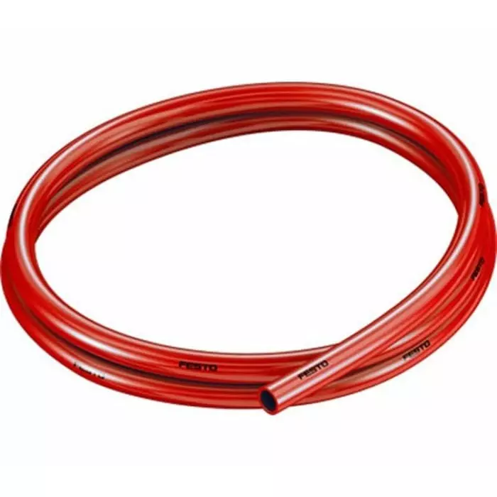 Festo PUN TPE, Hose Pipe, 7 mm ID, 10 mm OD, Red, PUN-H-10X1,5-RT