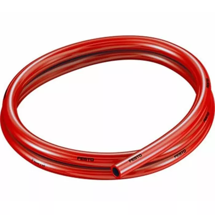 Festo PUN TPE, Hose Pipe, 8 mm ID, 12 mm OD, Red, PUN-H-12X2-RT