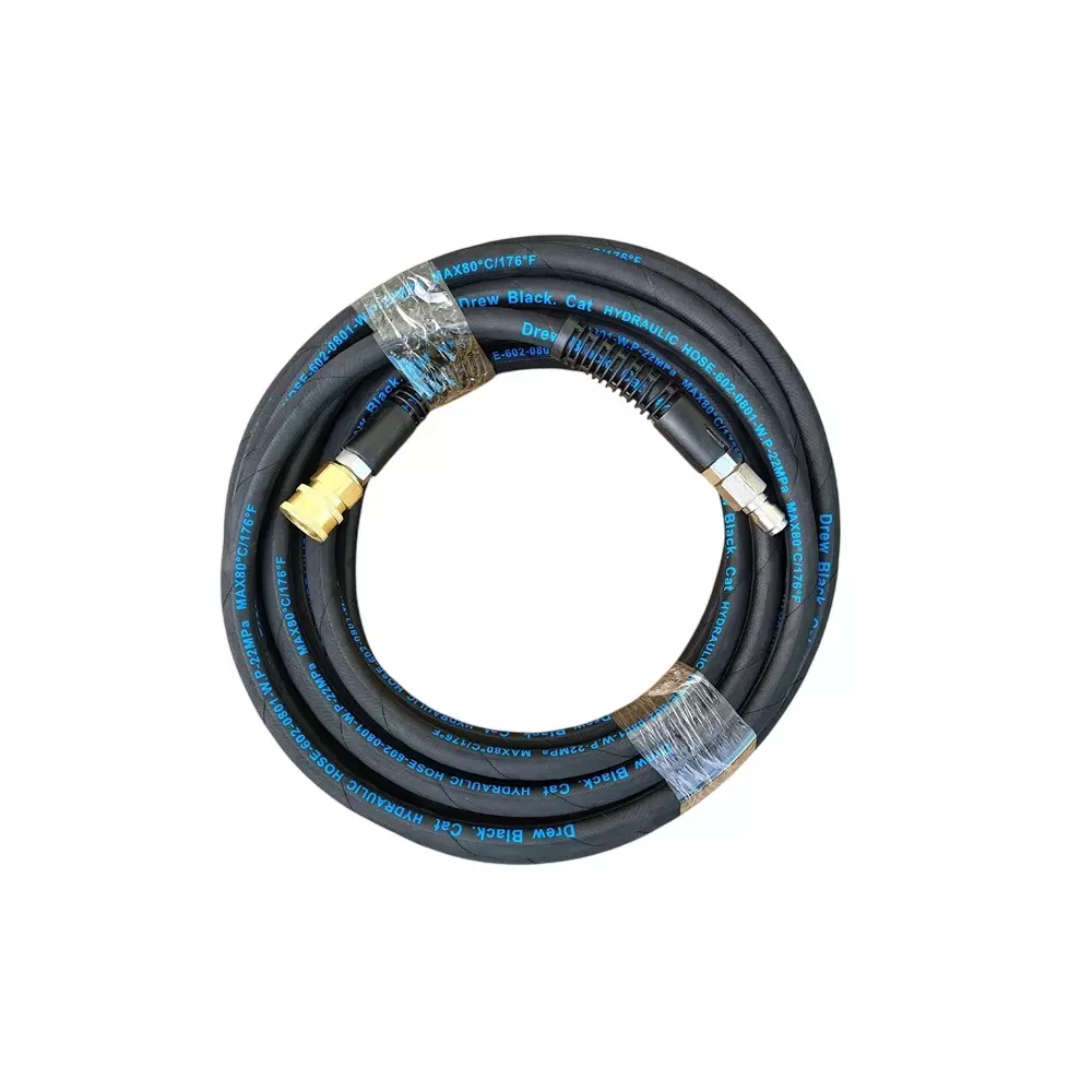 Pilot 4 HP High Pressure Pipe Black Color Steel Body and 8 m Length, PL-PIP-410