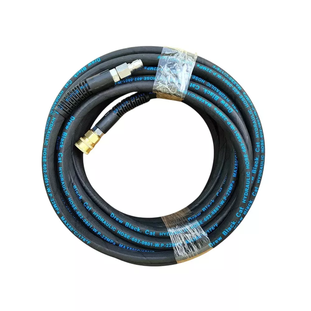 Pilot 4 HP High Pressure Pipe Black Color Steel Body and 10 m Length, PL-PIP-415