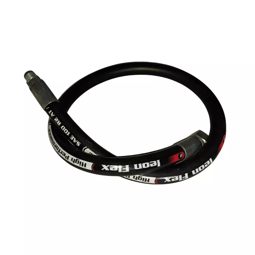 IEON FLEX Hydraulic Hose Pressure Pipe 12.7 mm (½ inch) ID, 4000 PSI Working Pressure & 203.2 cm (80 inch) Length for Tractor Trolley