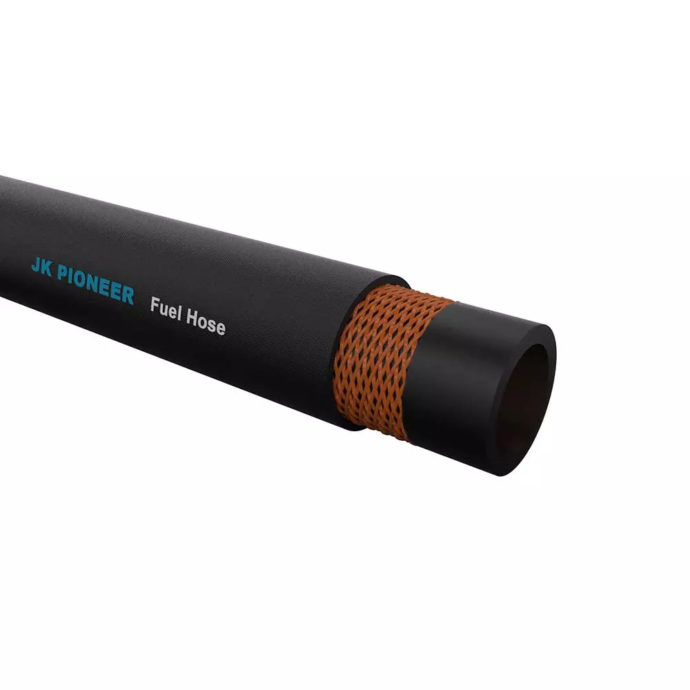 Jk Fenner Hose Pipe With Hose Coupling Black 1 inch x 4 m (Pack of 2)