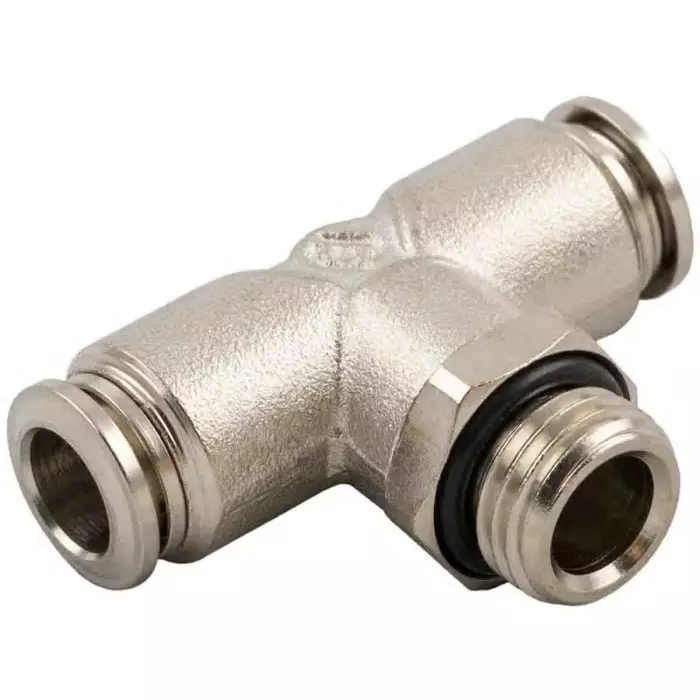 RS PRO Push-in Fitting, Push In 6 mm to Push In 6 mm, Threaded-to-Tube, 1977796 (Pack of 10 pcs)