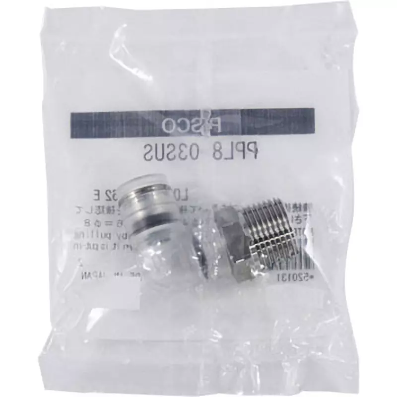 PISCO Elbow Thread Type R Φ8 mm, PPL8-01SUS-F-S-C