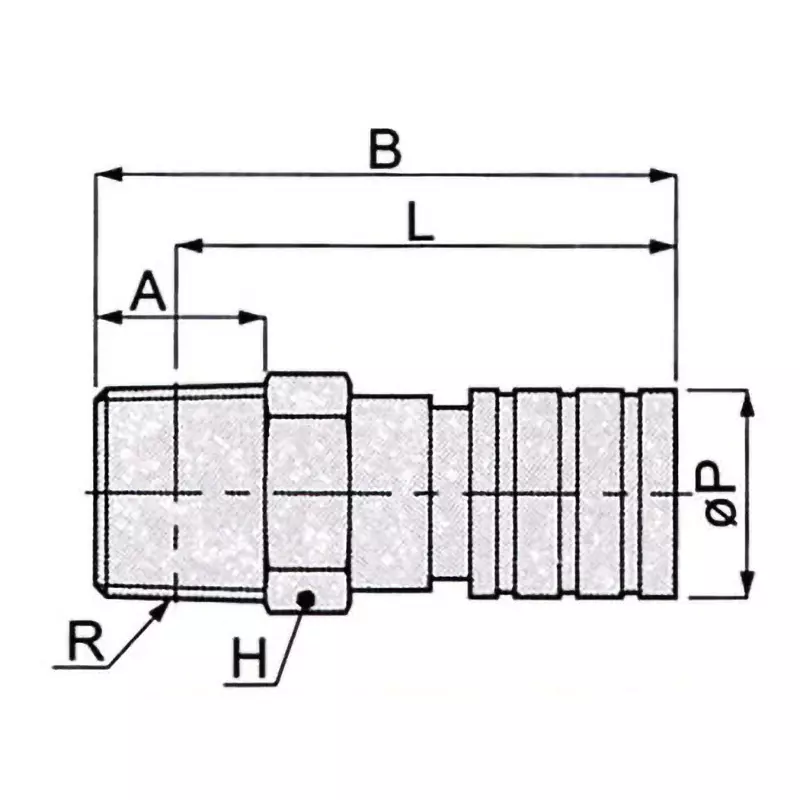 PISCO Coupling Socket Straight Screw Type 3.8 mm², CPSE3-01