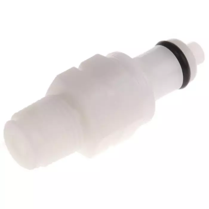 Colder Products Hose Connector Straight Threaded Coupling BSPT 1/8 inch 8.3 bar, PMCD2402BSPT