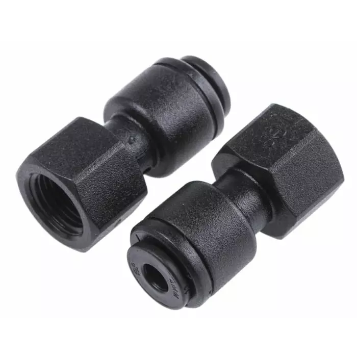 John Guest Hydraulic Straight Compression Tube Fitting 1/8 in, PM450411E (Pack of 5)