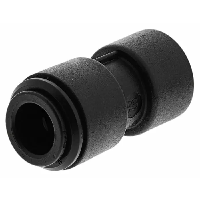 John Guest PM Series Reducer Nipple Push In 10 mm to Push In 6 mm Tube-to-Tube Connection Style, PM201006E (Pack of 5)