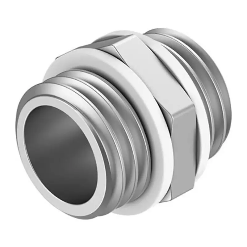 Festo Nipple NPFC G 1/2 Connector A Threaded, NPFC-DS-G12-G12-M