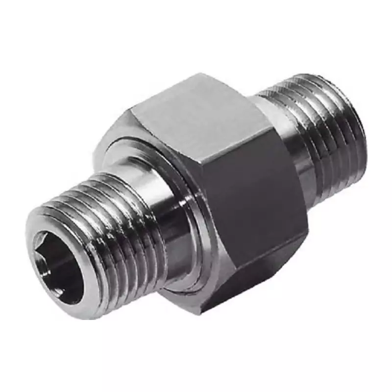 Festo Straight Fitting ESK R 1/4 Connector A Threaded, ESK-1/4-1/4
