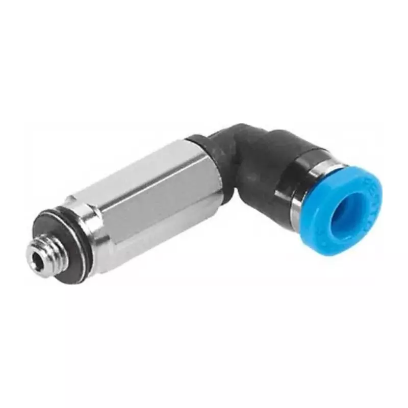Festo Elbow Threaded Adaptor M3 Male Connector A Threaded-to-Tube, QSMLL-M3-3-100 (Pack of 100 Pcs)