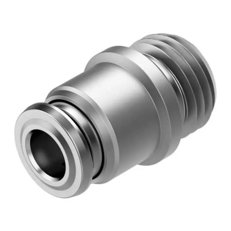 Festo Push-in Fitting NPQR-DK-G14 G 1/4 Male Connector A, NPQR-DK-G14-Q6