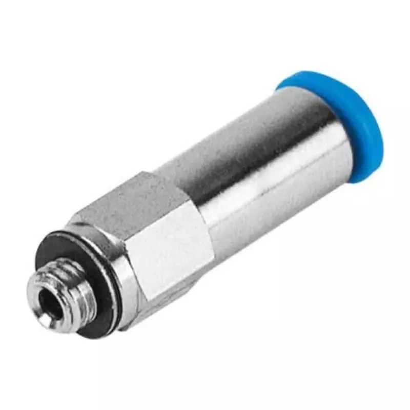 Festo Straight Threaded Adaptor M5 Male Connector A Threaded-to-Tube, QSMK-M5-4
