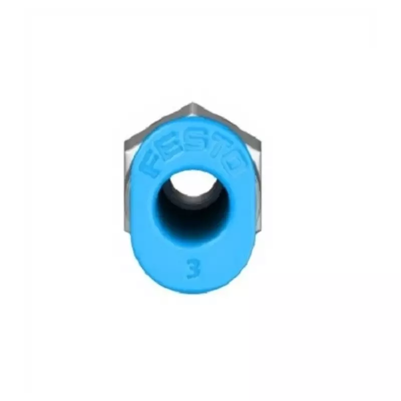Festo Straight Threaded Adaptor QSM M3 Male Connector A Threaded-to-Tube, QSM-M3-2 (Bag of 10 Pcs)