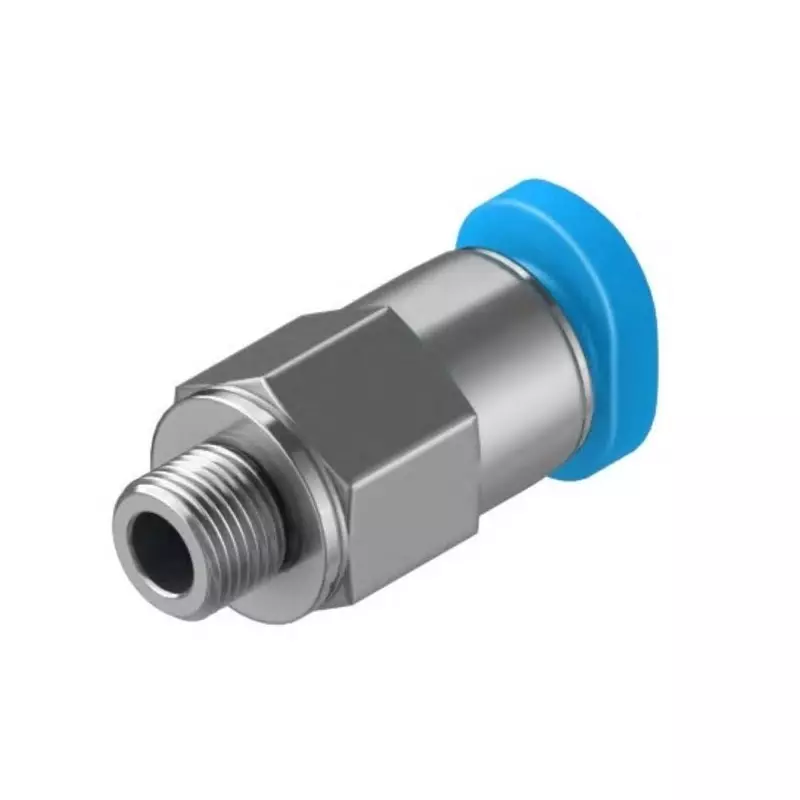 Festo Straight Threaded Adaptor QSM M3 Male Connector A Threaded-to-Tube, QSM-M3-2 (Bag of 10 Pcs)