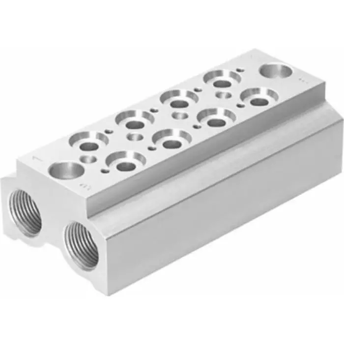 Festo CPE14 Pneumatic Manifold Fitting NPT 3/8 NPT 3/8, CPE14-3/2-PRS-3/8-4-NPT