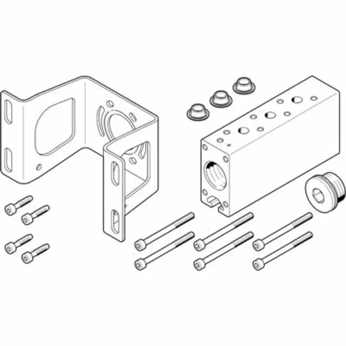 Festo VABM Manifold G 3/4 G 3/4, VABM-B10-30-G34-2-P53-E