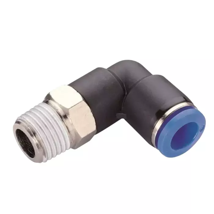 INTECO Male Elbow Brass 12 mm OD 12.7 mm (1/2 Inch) Thread, PL 12-04 (Pack of 100)