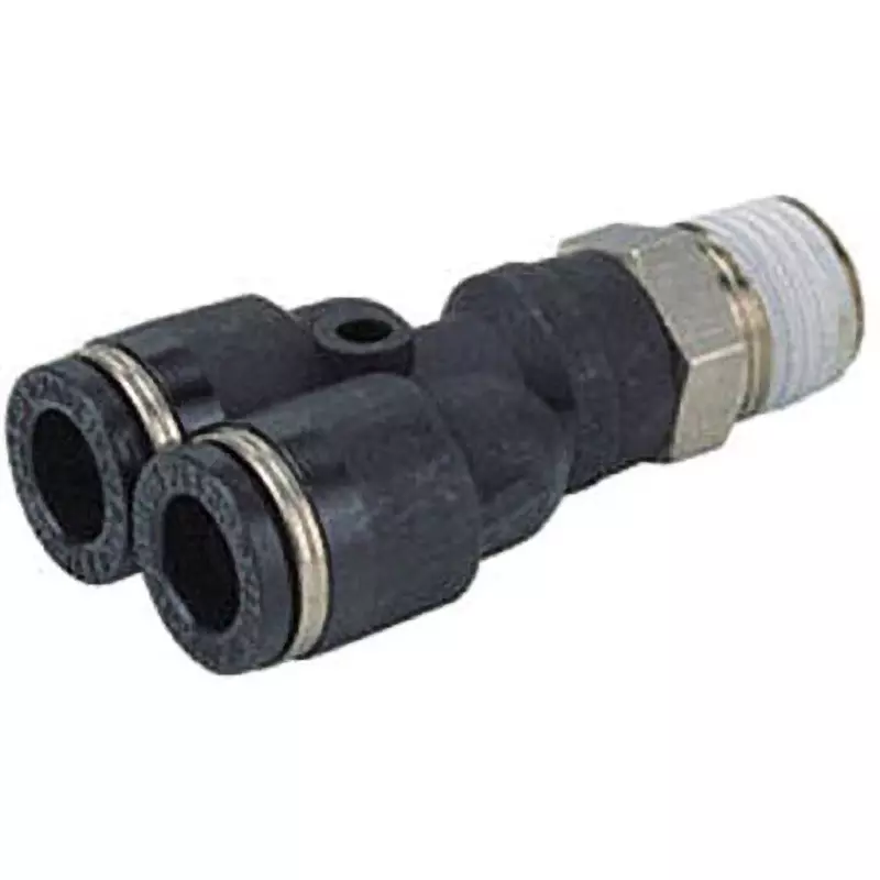 PISCO Branch Y Thread Type M 10 mm Hex Width, PX4-M6 (Set of 10 Pcs)