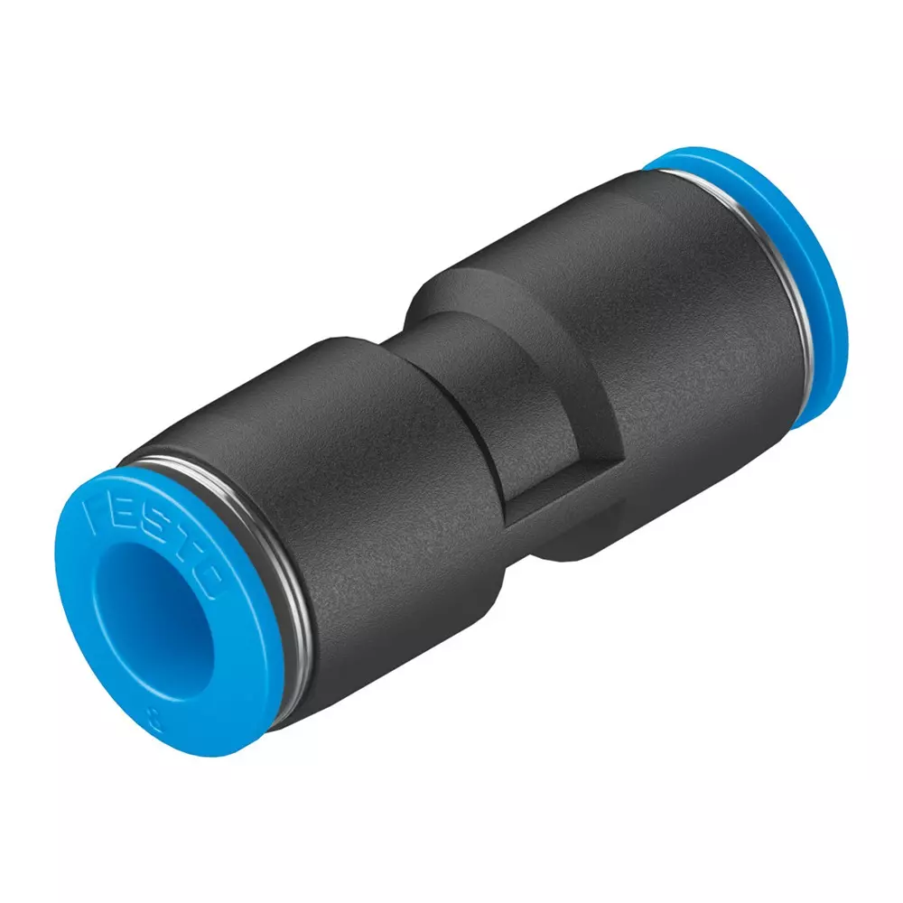 FESTO Push-in Connector PBT Housing Material 7 mm Nominal Size, QS-8-50 (Pack of 10)