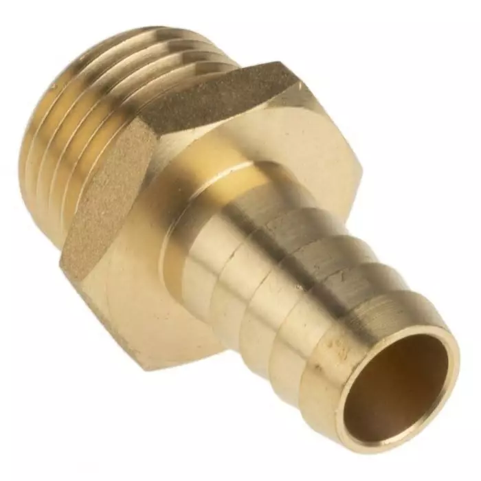 RS PRO Hose Connector Hose Tail Adaptor G 1/2 inch 1/2 inch Inner Dia (Pack of 2)