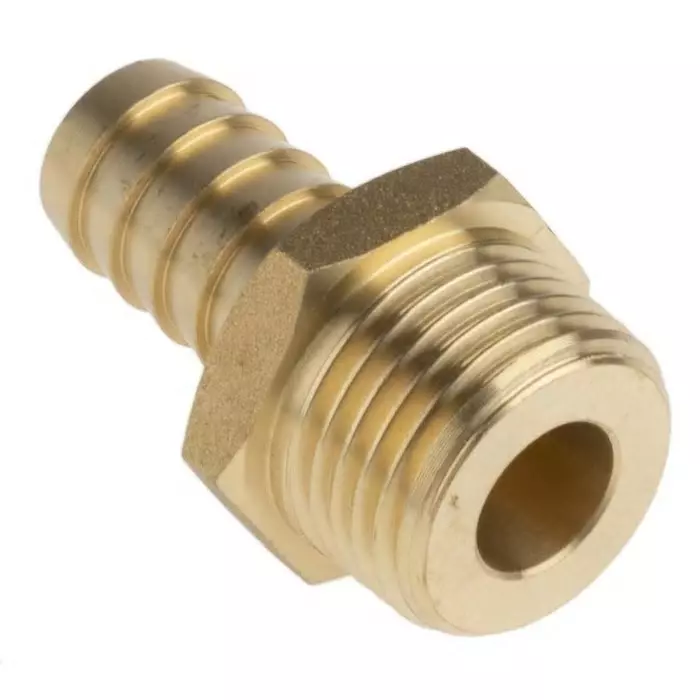 RS PRO Hose Connector Hose Tail Adaptor G 1/2 inch 1/2 inch Inner Dia (Pack of 2)