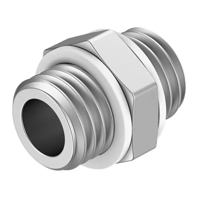 Festo Nipple NPFC G 1/4 Connector A Threaded, NPFC-DS-G14-G14-M