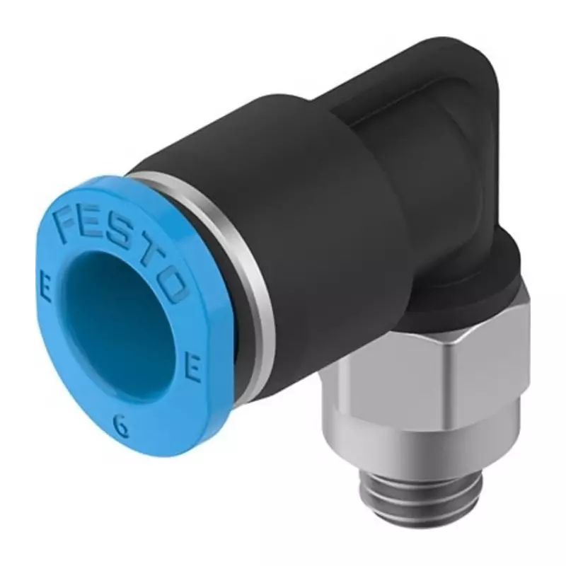 Festo Push-in Fitting NPQE-L M5 Connector A Threaded, NPQE-L-M5-Q6-F1A-P10