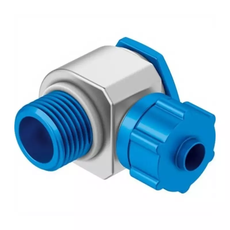 Festo Bulkhead Fitting LCK G 1/4 Male Connector A, LCK-1/4-PK-6-KU (Bag of 10 Pcs)