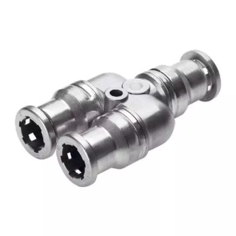 Festo Y Tube-to-Tube Adaptor CRQSY Push In 8 mm Connector A Tube-to-Tube, CRQSY-8