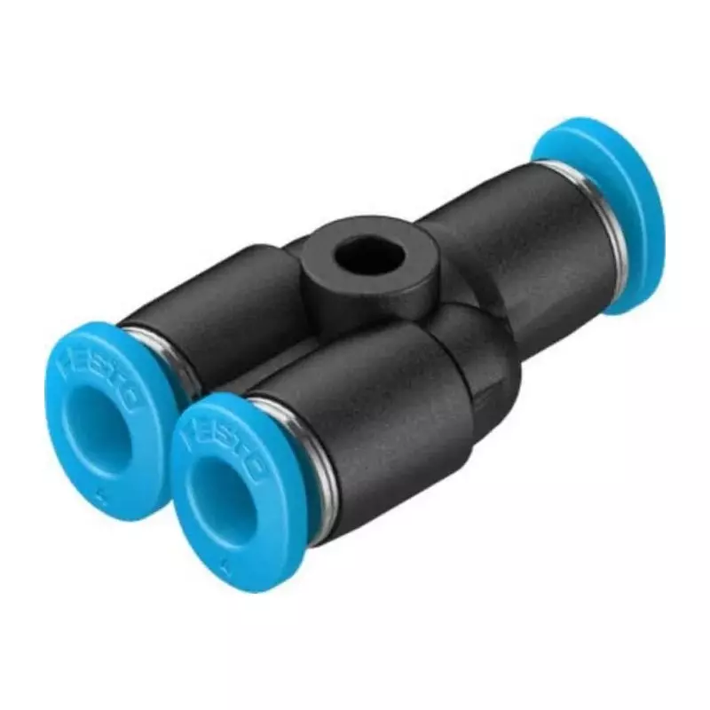 Festo Y Tube-to-Tube Adaptor QS Push In 4 mm Connector A Tube-to-Tube, QSMY-4-100 (Bag of 100 Pcs)