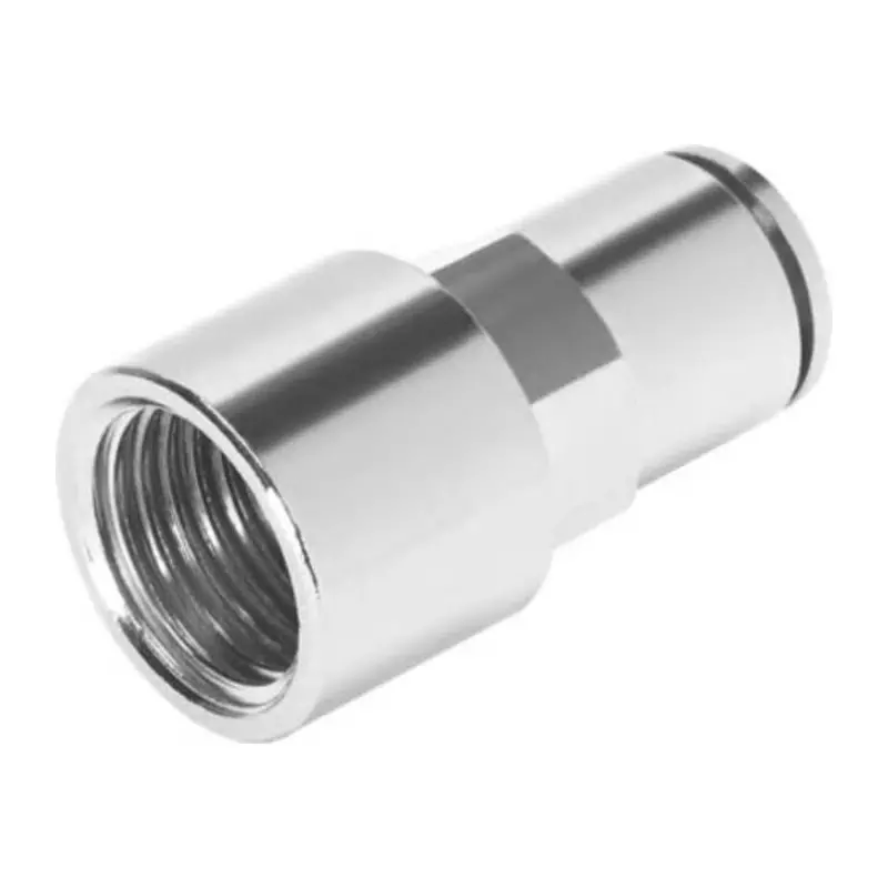 Festo Straight Threaded Adaptor G 1/4 Female Connector A Threaded-to-Tube, NPQM-D-G14F-Q8-P10 (Pack of 10 Pcs)