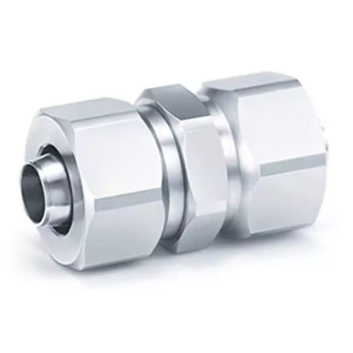 SMC KFG2 Series Straight Fitting, 10 mm to 10 mm, Tube-to-Tube Connection Style, KFG2H1008-00