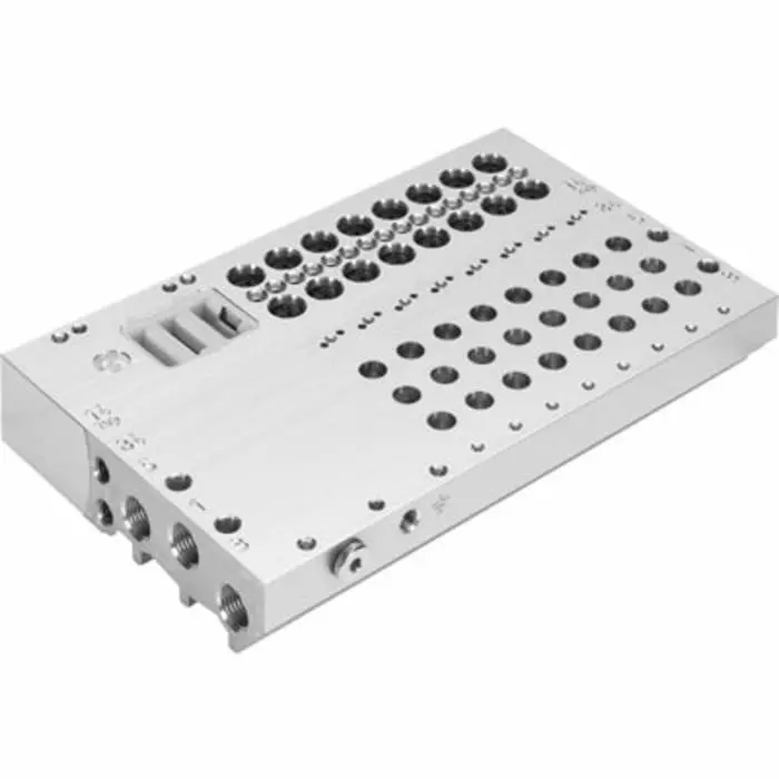 Festo VABM Pneumatic Manifold Fitting G 1/8 G 1/8, VABM-L1-10G-G18-20-M-GR