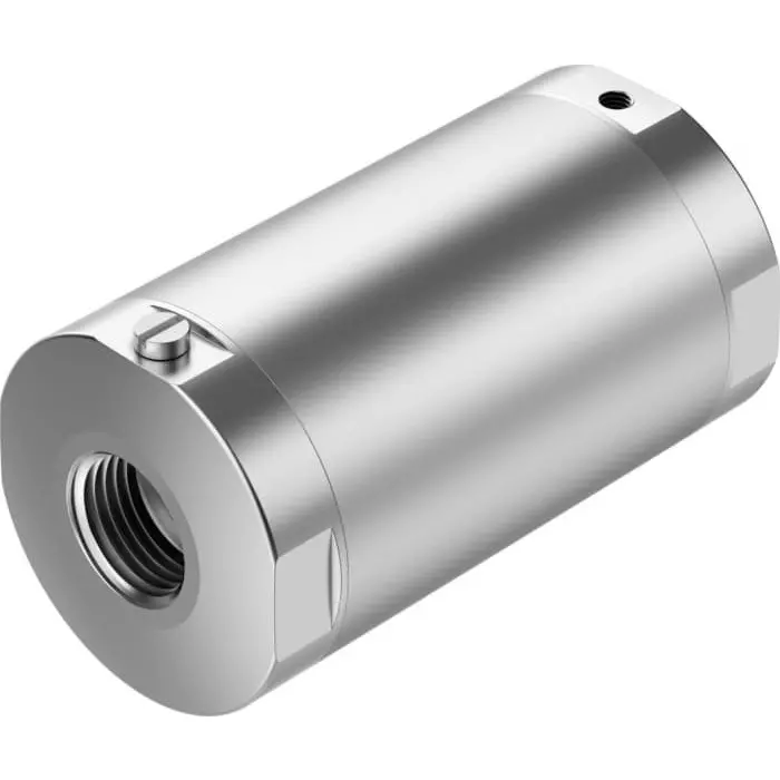Festo VZQA Series Threaded Pinch Valve, 15 mm Tube Inlet Port, VZQA-C-M22C-15-S5S5-ALV4E-6-E