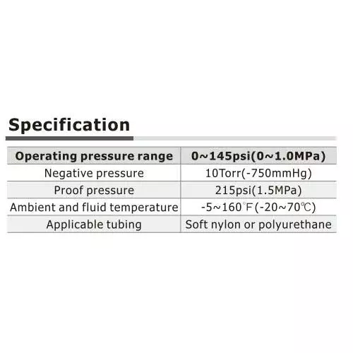 Airtac PSL Series Speed Regulator 6 mm Dia. 1/8 inch Thread, PSL 601 A D