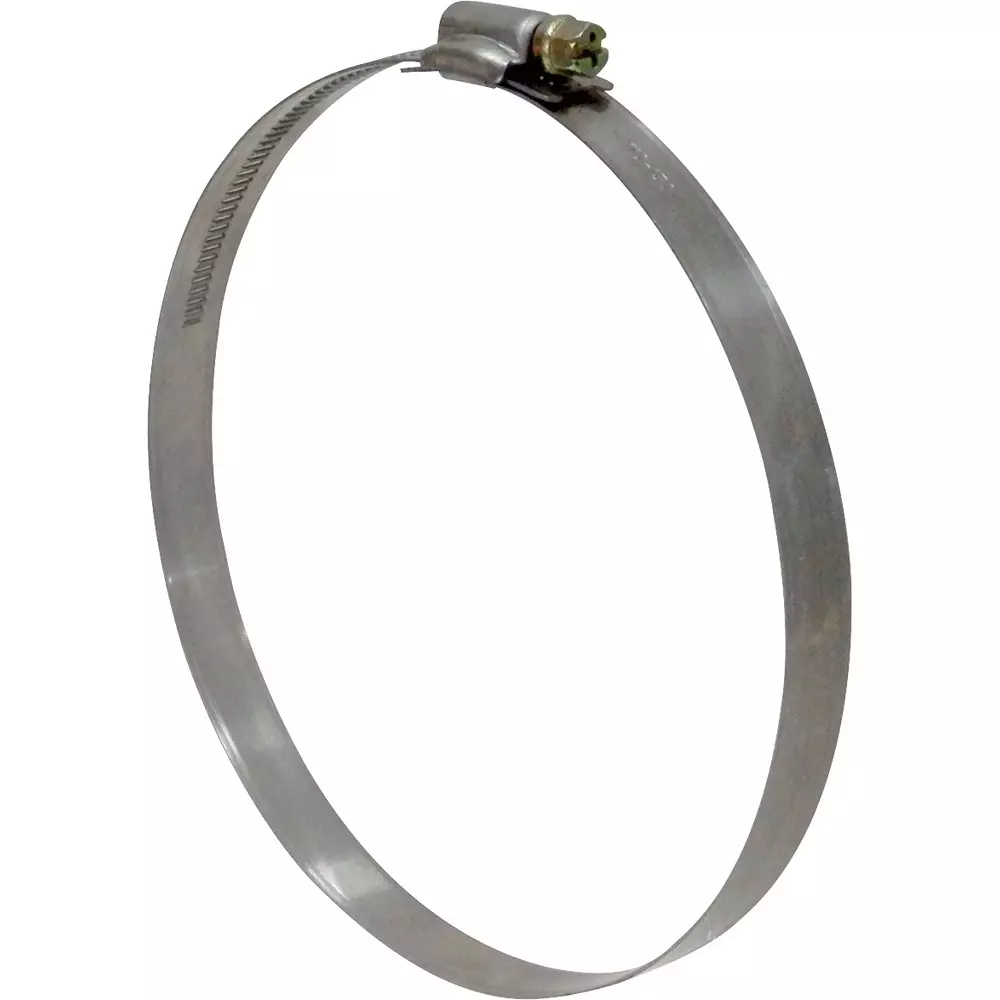 MonotaRO Hose Clamp Band, housing part / SUS430 bolt / steel (chromate plating) 12 mm Band Width, MH130-150