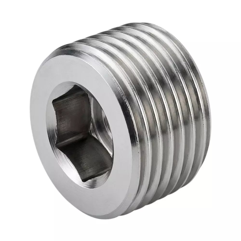 RTQD PLUG Series Hex Socket Pipe Plug Heavy Fitting Metal Body, Size 1/2 inch (12.7 mm) for Pneumatics Application