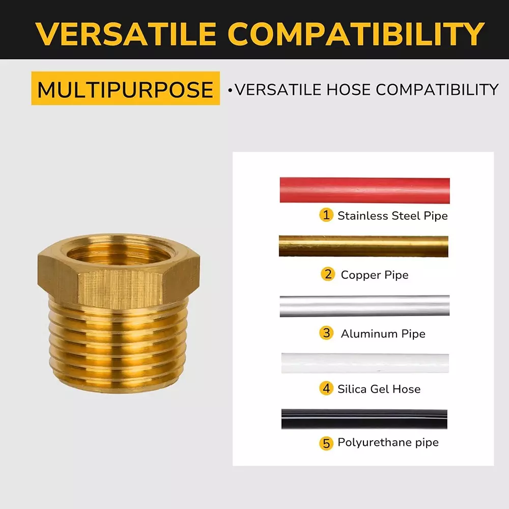 rtqd-brass-bushing-in-golden-color-size-14-x-38-inch-635-x-952-mm-for-pneumatic-systems