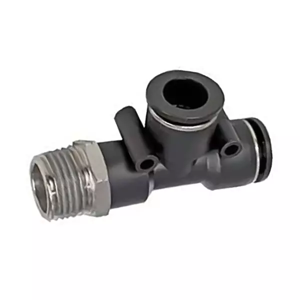 Spac 10-01 EPD Polyurethane and Nylon Male Run Tee Connector
