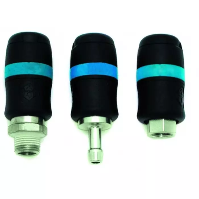 Sam Pneumatic Quick Connect Coupling Composite Body Female male Safety Coupling, 19087S